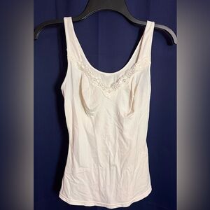 Elegant White Lace Trim Camisole